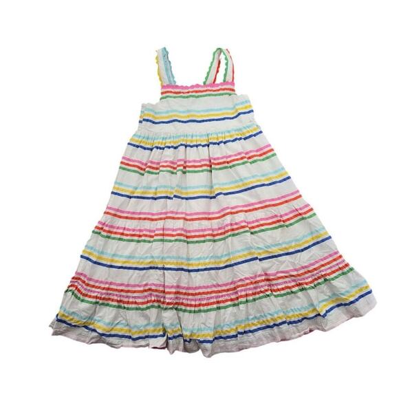 Mini Boden Tierd Striped Dress Size 11-12yr Flowy Kids - Picture 1 of 7